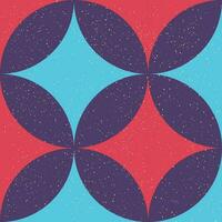 Geometric object  with riso print effect. Vector. Graphic element  for fabric, textile, clothing, wrapping paper, wallpaper, poster. Graphic element.  Perfect For your own decoration or design vector