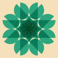 Geometric object  with riso print effect. Vector. Graphic element  for fabric, textile, clothing, wrapping paper, wallpaper, poster. Graphic element.  Perfect For your own decoration or design vector
