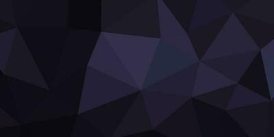 abstract raven black geometric background with triangles vector