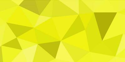 abstract lemon color geometric background with triangles vector