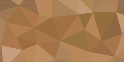 abstract wood brown geometric background with triangles vector