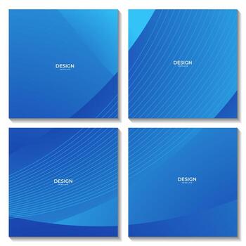 cuadrícula resumen azul ola degradado antecedentes para negocio presentación vector