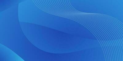 abstract blue wave background for business vector