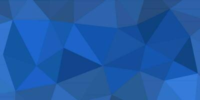 abstract spectrum blue geometric background with triangles vector