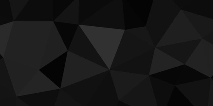 resumen puro negro geométrico antecedentes con triangulos vector