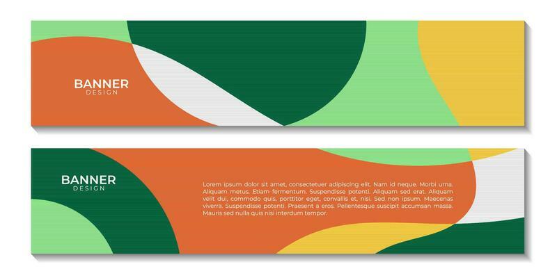 st of banners abstract organic colorful background. 70s. 80. 60s. vector illustration for business.
