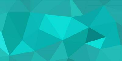 abstract bluish green geometric background with triangles vector