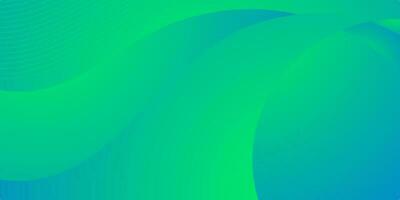 abstract blue and green background with waves for business vector