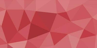 abstract grenadine pink geometric background with triangles vector