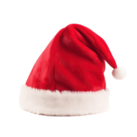 Santa Claus rosso cappello isolato. illustrazione ai generativo png