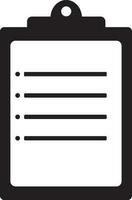 Blank notepad Icon vector