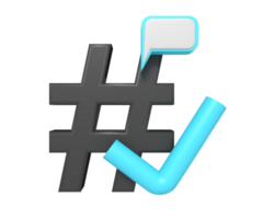 SEO Hashtag aufführen png