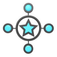 Stars SEO Organization network png