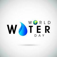 World Water Day Concept vector