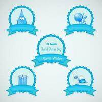 World Water Day Concept vector