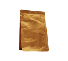 blank golden foil bag mockup png