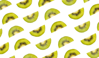 Hälfte Kiwi Obst Muster png