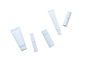 conjunto de cosmético botella Bosquejo png