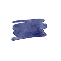 rektangel borsta stroke vattenfärg blå png