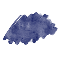 Rechteck Bürste Schlaganfälle Aquarell Blau png