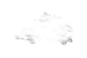 Smokey and mist cloud PNG on a transparent background. White clouds and fog PNG for template design or manipulation. Realistic cloud isolated for storm or sky PNG.