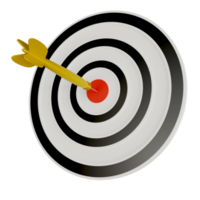 flecha golpes objetivo tablero. negocio símbolo objetivo audiencia, seleccionando un objetivo audiencia para negocio png