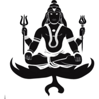 signore shiva silhouette png