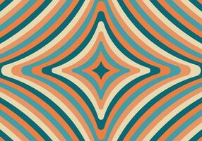 Psychedelic groovy hippie background. Vector
