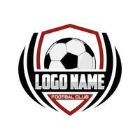 Soccer Logo or Football Club Sign Badge on white background vector