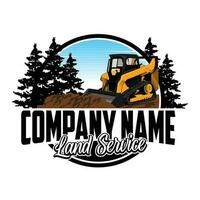Land Service or Land Clearing Company Logo vector