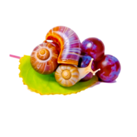 encantador caracol png imágenes ai generativo