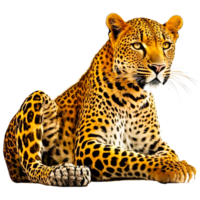 leopardo, animale, leopardo png ai generativo