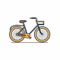 bicicleta icono diseño bicicleta ilustración vehículo dibujos animados vector gráfico