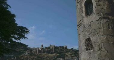 Narikala Fortress Over Old Tbilisi, Georgia video