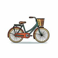 Bike icon design bicycle illustration vehicle cartoon vector graphic