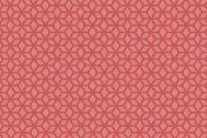Red abstract geometric pattern, Red square pattern background, Vector lines pattern on red background