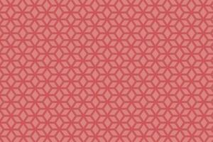 Red abstract geometric pattern, Red square pattern background, Vector lines pattern on red background