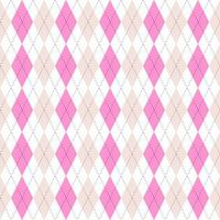 sin costura modelo con rosado argyle vector