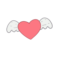 heart with wings png