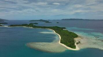 Palawan Luxury Islands With White Beaches, Aerial View, Philippines video