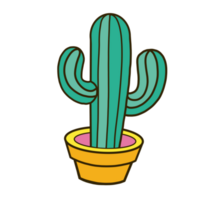 cactus dans un pot png