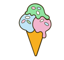 3 ice cream scoops png