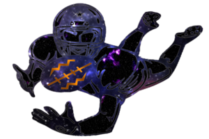 icon player football jump catch ball png