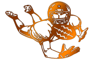 icon player football jump catch ball png