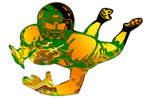 icon player football jump catch ball png