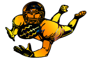 icon player football jump catch ball png