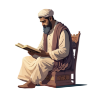 muslimischer Koran lesen png