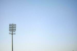 Cricket stadium flood lights poles at Delhi, India, Cricket Stadium Lights photo