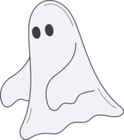 linda fantasma personaje aislado en transparente antecedentes. png