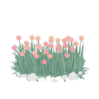 Flowers minimal color element png